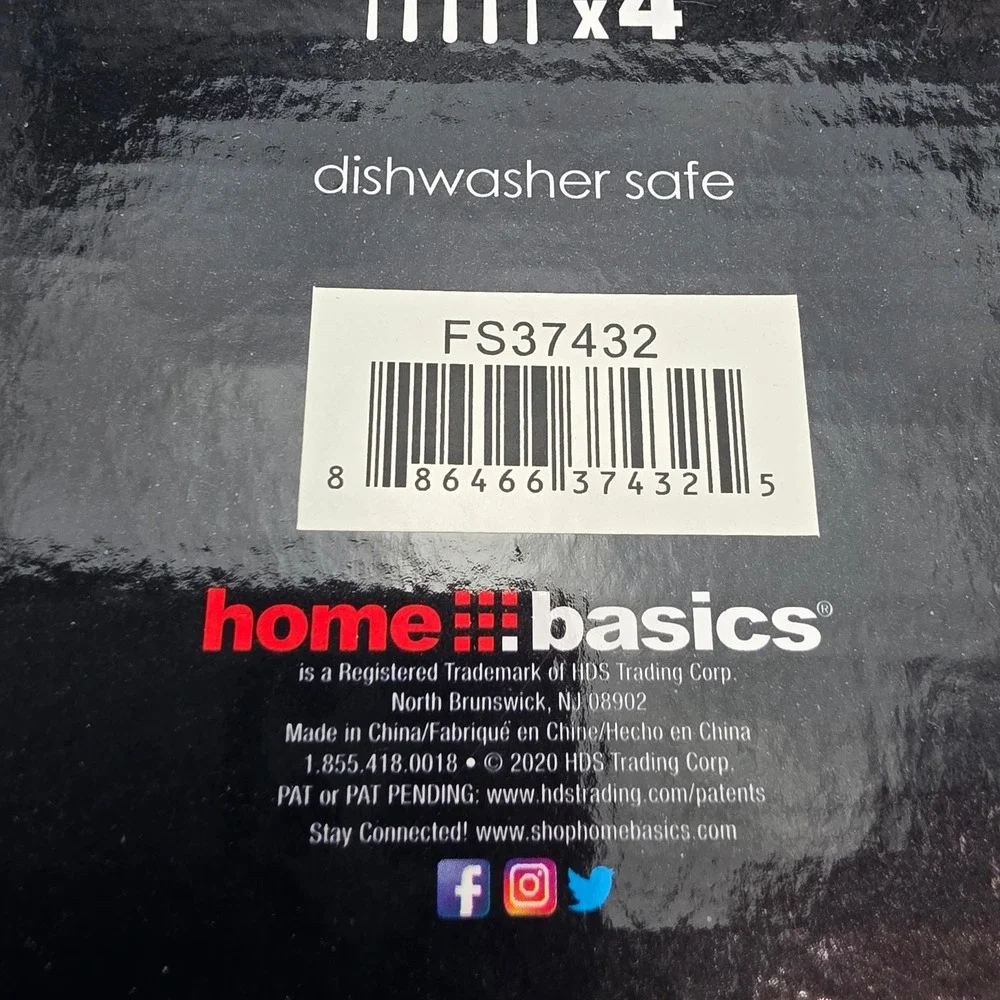 Home Basics 20 Piece Stainless Steel Flatware Set Service for 4 FS37432 Silver